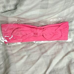 NWT Pink Bow Headband